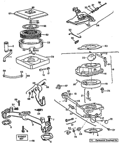 Part Location Diagram of 93868 Briggs and Stratton DISCONTINUED